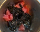 マグロのニンニクわさび海苔だれ丼作り方3写真