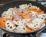 シャキシャキ!鶏肉とれんこんの甘辛炒め作り方5写真