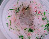 ＊紅大根と大葉のツナサラダ＊作り方2写真
