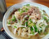 ＊牛肉と新玉葱と大根のすき焼きサラダ＊作り方4写真