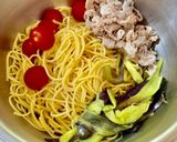 磯香冷製パスタ！夏野菜と豚のダシダハニー作り方13写真