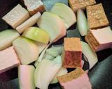 簡単★厚揚げ豆腐と玉ねぎのたまごとじ作り方4写真