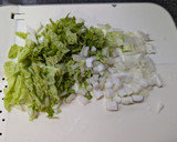 シャキシャキ白菜とふわふわ卵の中華スープ作り方1写真