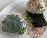 紫蘇の葉　じゃこ　胡麻たっぷりおにぎり作り方3写真