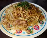 らっきょうオイスターソース焼きそば作り方5写真