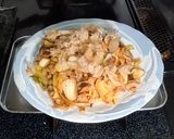 豚キムチ焼きうどん作り方6写真