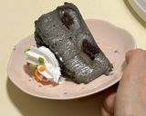 濃厚⭐︎黒ごま生チーズケーキ作り方4写真