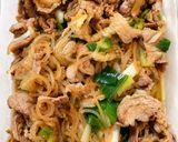 豚こま肉と白滝の旨だれ炒め作り方10写真