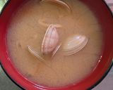 簡単★昼食！調理済みあさりのお味噌汁作り方3写真