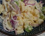 空豆と紫玉葱のポテトサラダ作り方7写真