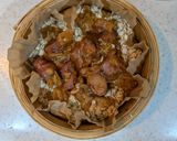 焼き鳥缶となめ茸のせいろご飯作り方3写真