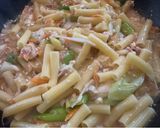 マカロニ&豆腐かさ増し和風出汁炒め作り方4写真