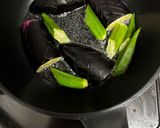 簡単　なすとオクラの揚げ浸し作り方3写真