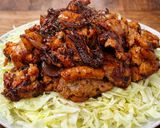 鶏ももと玉ねぎの照り焼きキャベツたっぷり作り方7写真