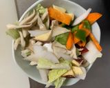 お一人様野菜たっぷり梅すき焼き味親子丼作り方7写真