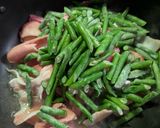 簡単★昼食！豚肉とインゲンの大蒜炒め作り方1写真
