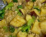 さつま芋と鶏そぼろのカレー煮♪作り方5写真