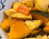 煮込10分●鶏肉とかぼちゃのあまから煮作り方4写真