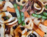 〔常備菜〕蓮根とイカの中華炒め作り方7写真