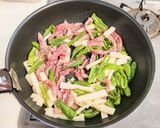 牛ミスジ&筍&ししとうで青椒肉絲作り方5写真