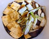 簡単夕飯すき焼き風白菜肉豆腐主菜肉料理作り方8写真
