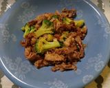 ブロッコリーと牛肉の豆板醤炒め作り方4写真