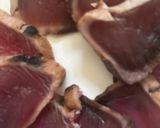 切って乗せるだけ！カツオのたたきサラダ😋作り方5写真
