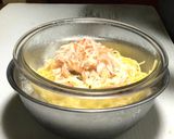 カニ味噌とカニカマの柚子胡椒冷製パスタ作り方16写真