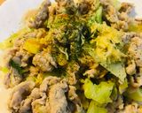 豚こまぎれ肉とキャベツの野菜炒め作り方3写真