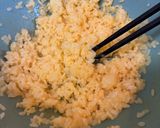 生姜たっぷり豚ひき肉の焼きめし作り方1写真