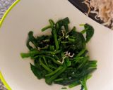 ほうれん草とカリカリじゃこの和えもの作り方8写真
