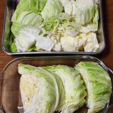 キャベツで2品完成！回鍋肉&コンソメバター蒸し作り方1写真