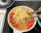 イタリアンパセリとトマトのパスタ作り方9写真