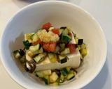 夏野菜のっけ豆腐 塩こん部長と桃屋の生姜作り方6写真