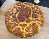 キャンプでスパニッシュオムレツを作り方8写真