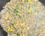 焼肉のたれでひき肉とコーンの炊き込みご飯作り方12写真