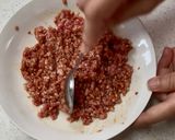 レンジで！白なすの梅そぼろがけ作り方4写真