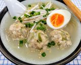 プチッと鍋で鶏団子塩ラーメン作り方3写真