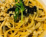 和風パスタ●ひじき煮物のペペロンチーノ風作り方3写真
