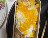 レンジ簡単洋風梅クリーム味オムライス弁当作り方15写真
