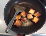 青菜と厚揚げ焼き作り方7写真