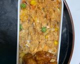 全てレンジ洋風味噌デミ味炒飯弁当作り方15写真