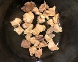 【居酒屋メニュー】ホルモン野菜辛味炒め作り方4写真