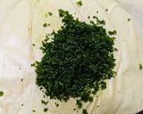 目玉焼き・パセリガーリックライスプレート作り方1写真