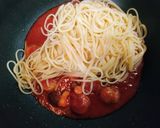 簡単昼食！椎茸ミートボールパスタ弁当作り方6写真