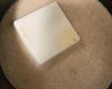 豆乳、牛乳ない時の胡麻豆乳風とうふスープ作り方3写真
