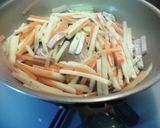 じゃがいもの味噌きんぴら作り方1写真