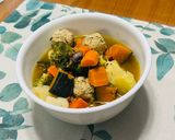 野菜たっぷり☆肉団子のスープ☆作り方10写真