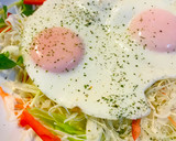 目玉焼きソースのサラダ作り方1写真