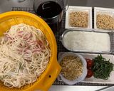 手軽にパパっと出来る！【納豆とろろ冷麦】作り方2写真